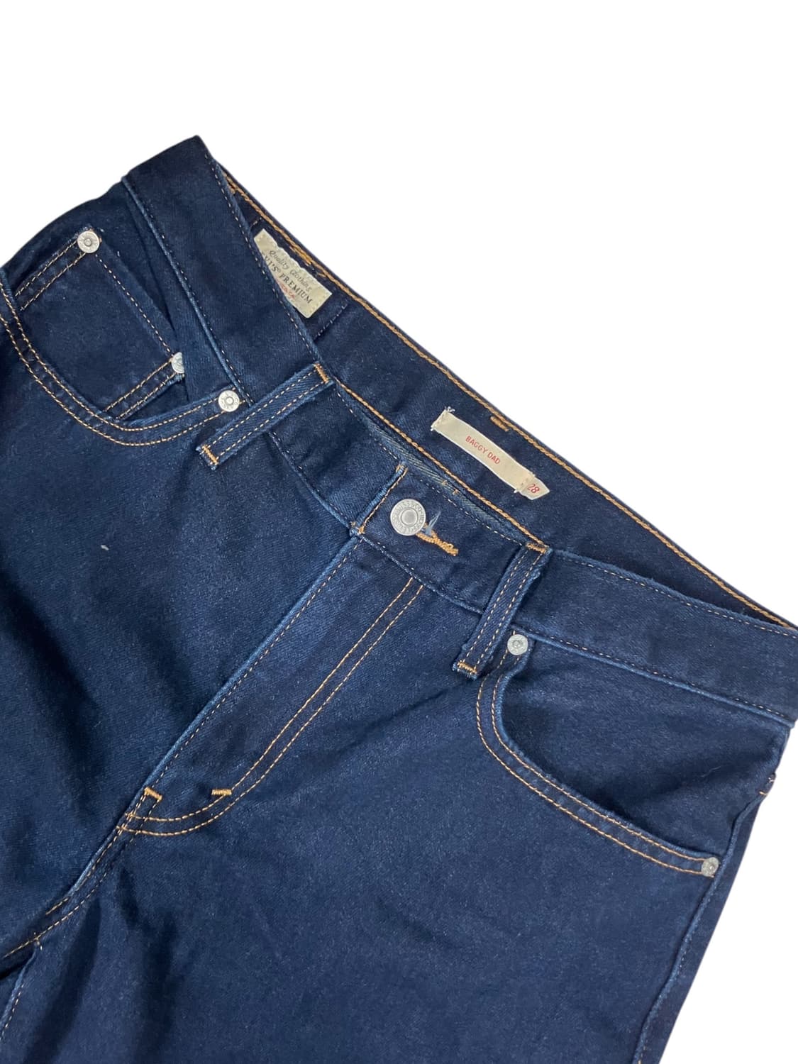 리바이스 프리미엄 와이드 배기 청바지 데님팬츠 28 상품이미지2