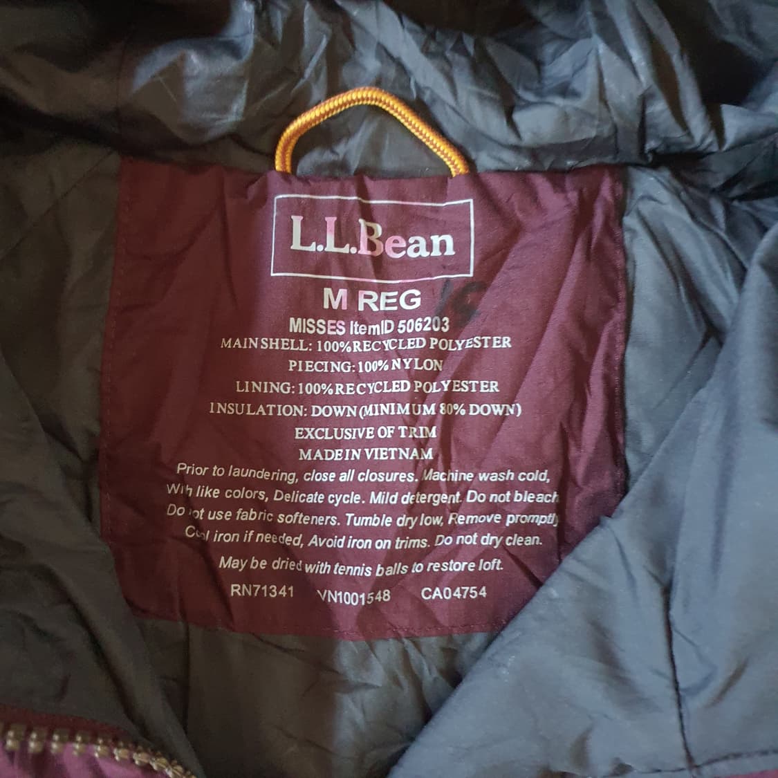 L.L.Bean(엘엘빈) 다운 아노락 재킷 no.10 상품이미지4
