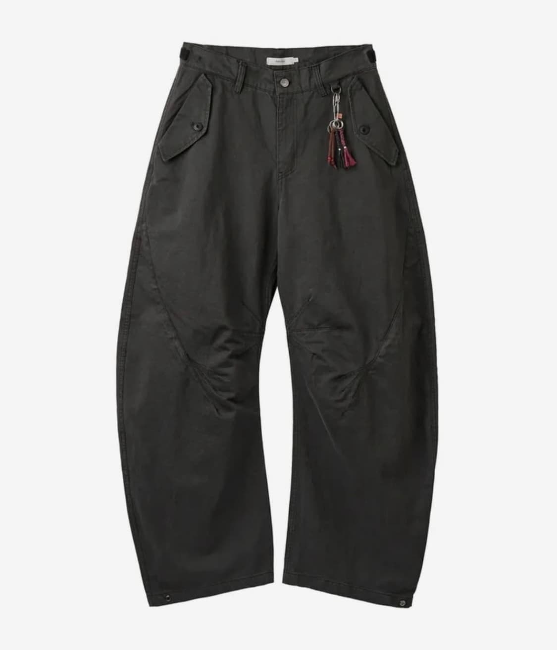 아르반 트리플 리프 커브드 팬츠_트리플 차콜(2) 상품이미지1