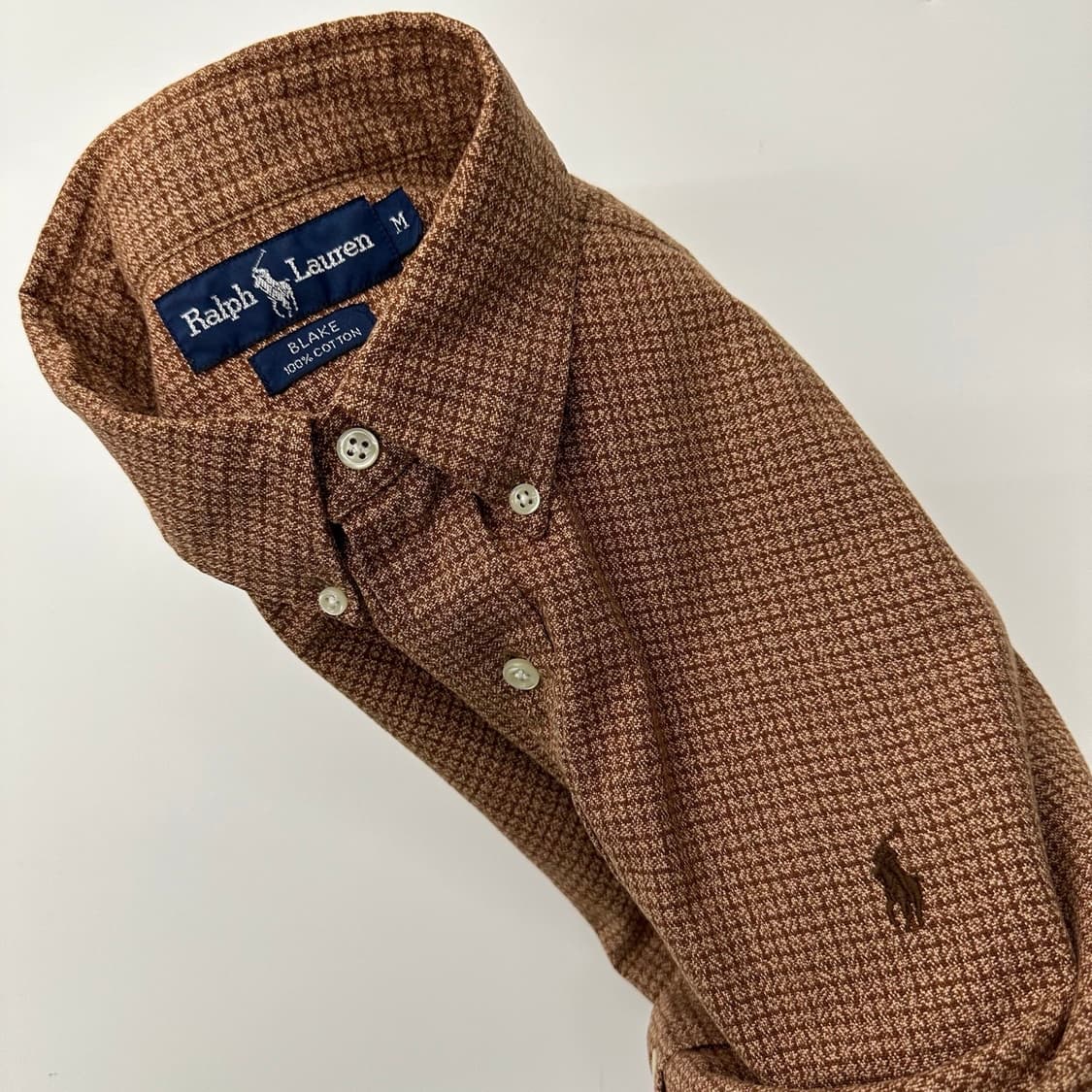 Polo 폴로랄프로렌 00‘s 블레이크 브라운 체크 셔 상품이미지1