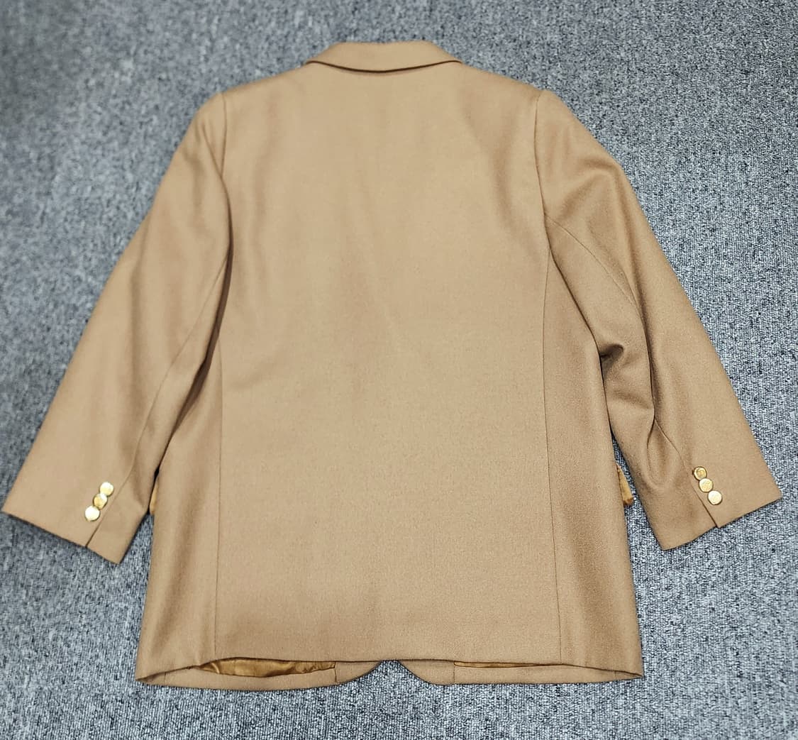 버버리 런던 빈티지 금장 버튼 울 블레이저 자켓 12 사이즈 카멜 상품이미지2