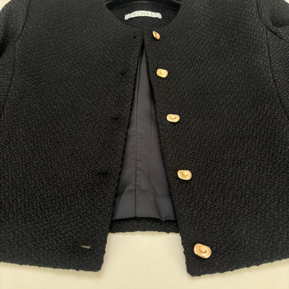 아르카익 트위트 자켓 블랙 (실착 0회) 상품이미지6