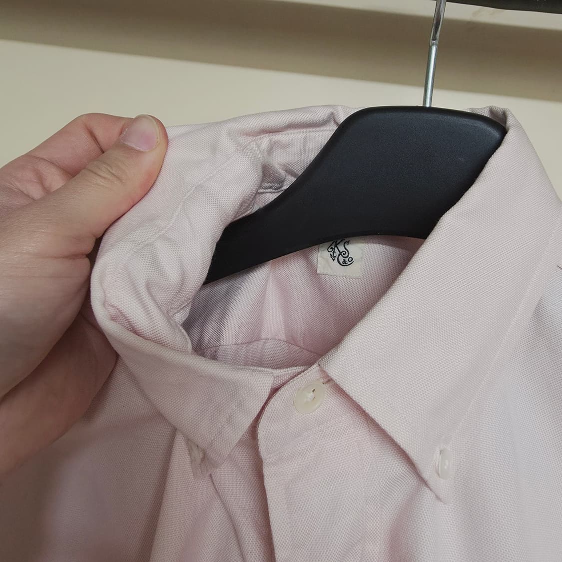 [38] 캡틴선샤인 릴랙스드 폴로카라 셔츠 라이트핑크 캡샤 kaptain 상품이미지3