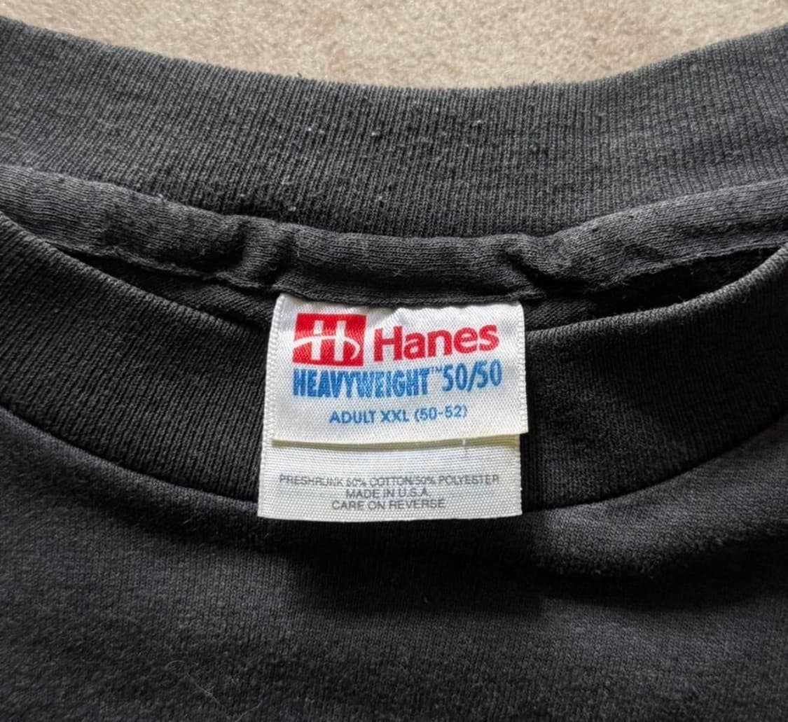 90‘s 빈티지 Hanes 티셔츠 xxl 상품이미지4