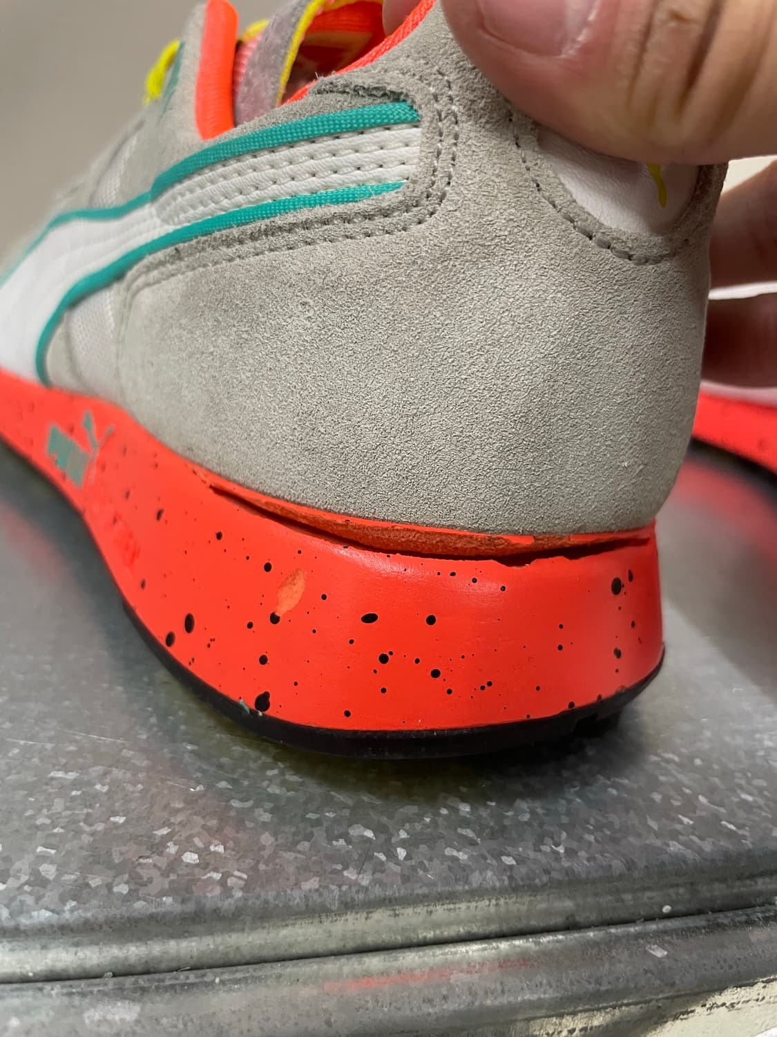 푸마 rs100 그레이 옐로우 오렌지 240 상품이미지8