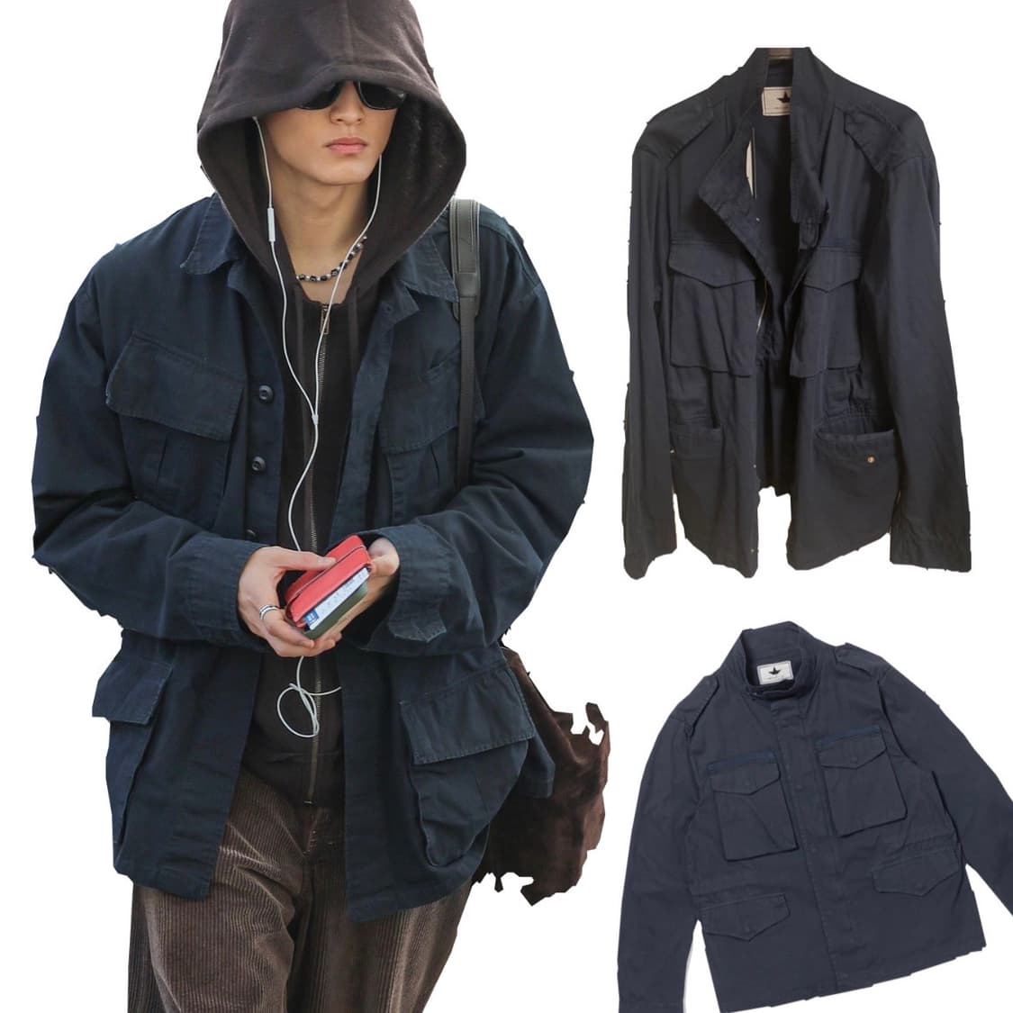 마키아 제이 필드 자켓 네이비 XL 상품이미지1