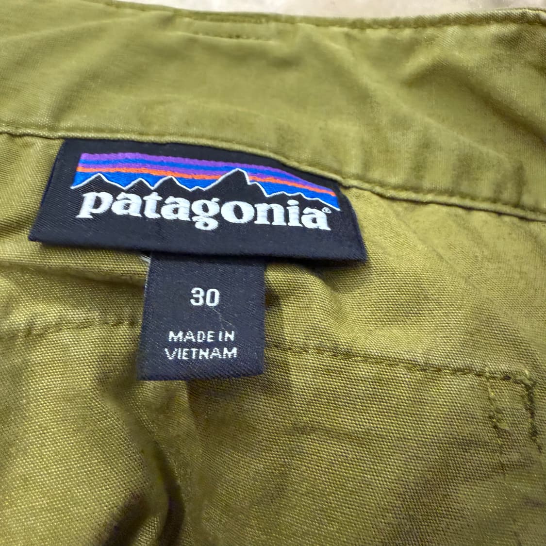 [정품/30] 파타고니아 카키색 면바지 카고바지 스타일 b18 상품이미지4