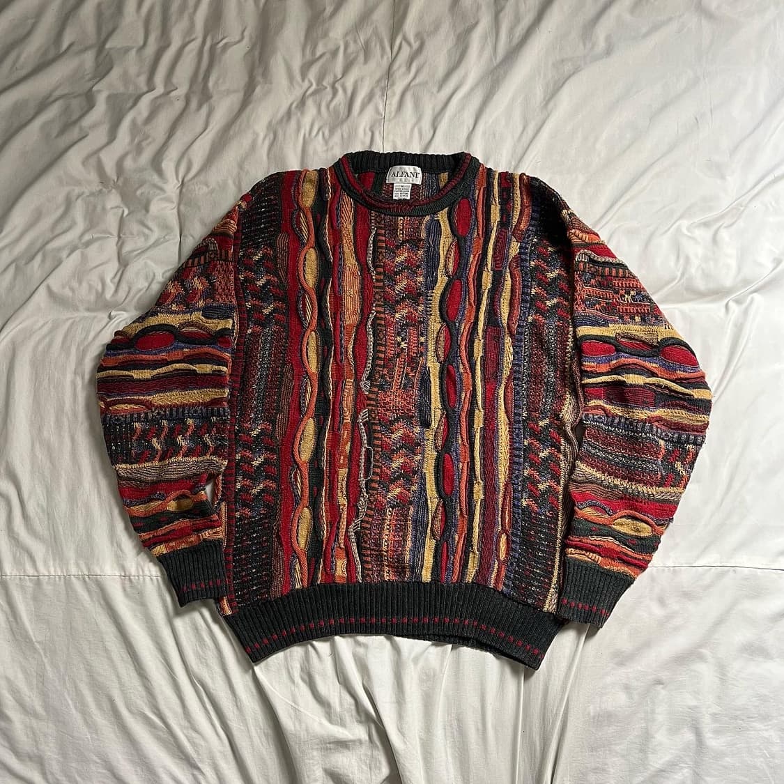 쿠지st 빈티지 케이블 니트 상품이미지1