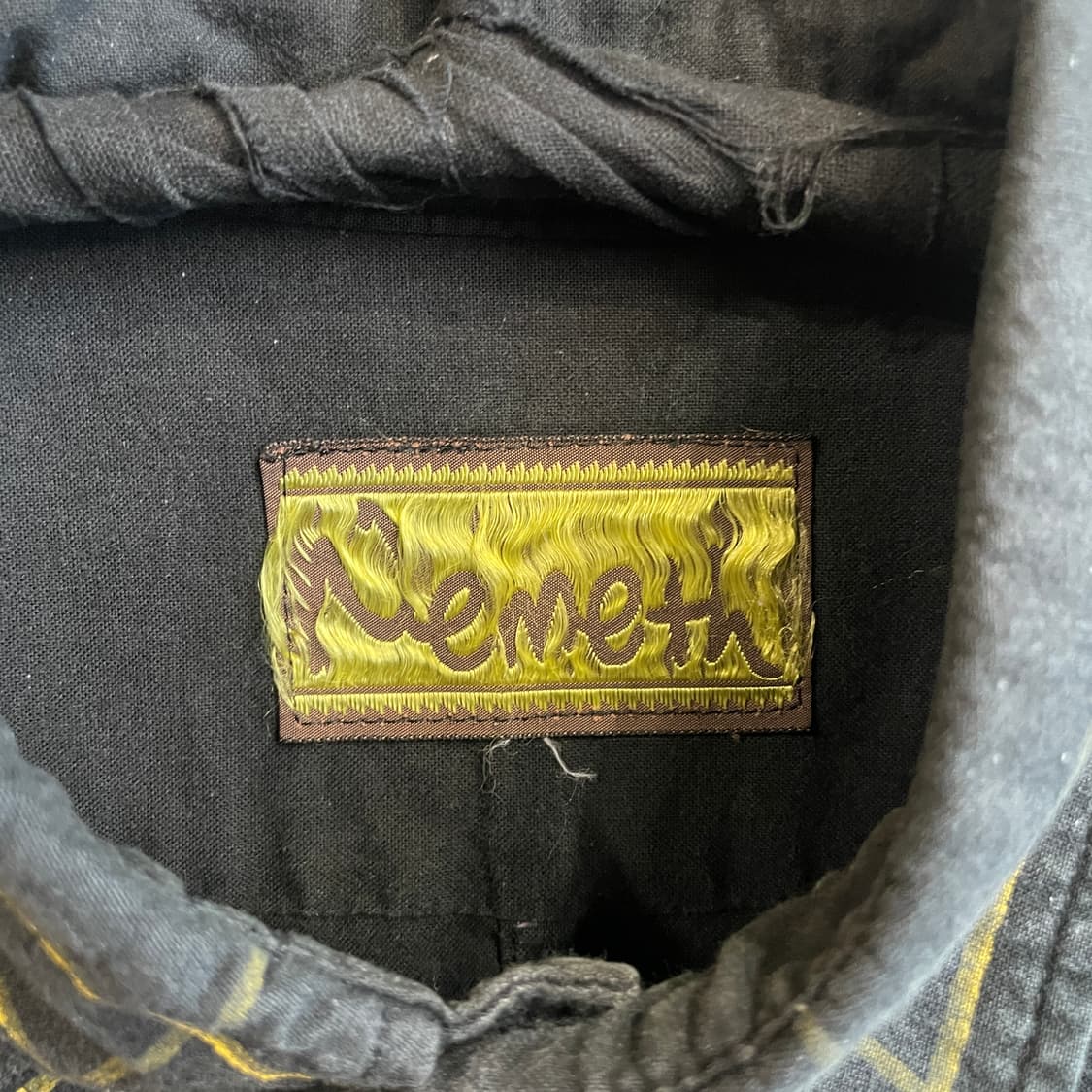 크리스토퍼 네메스 라인 드로잉 프린트 셔츠 상품이미지4