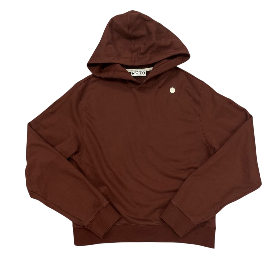 렉토 숄드패치 후드티 상품이미지1
