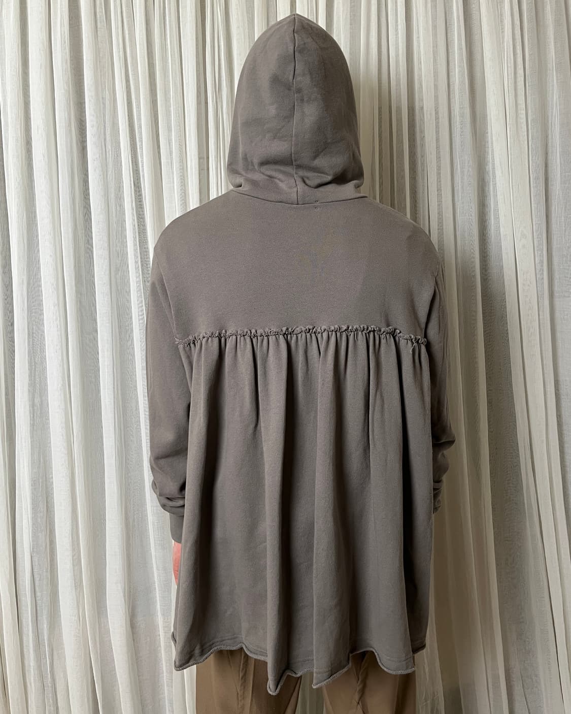 언더커버 백 셔링 플레어 후드 Undercover 레이어드 후드 상품이미지9