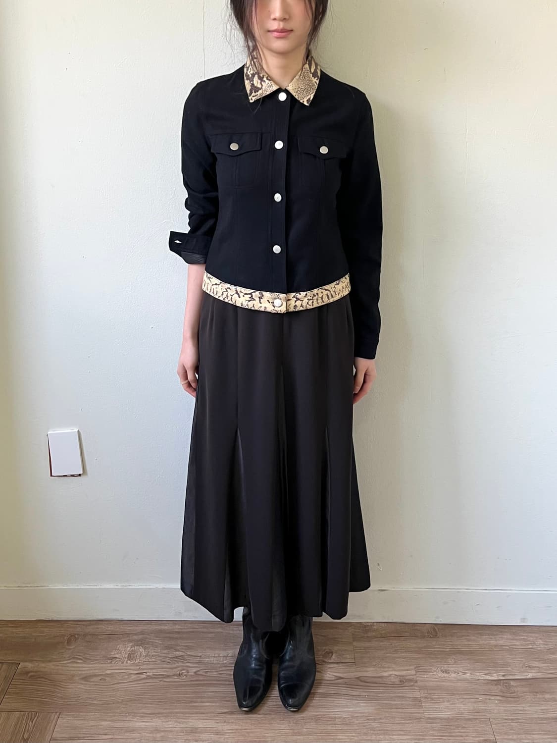 PAPION 멀티 패턴 스커트 상품이미지8