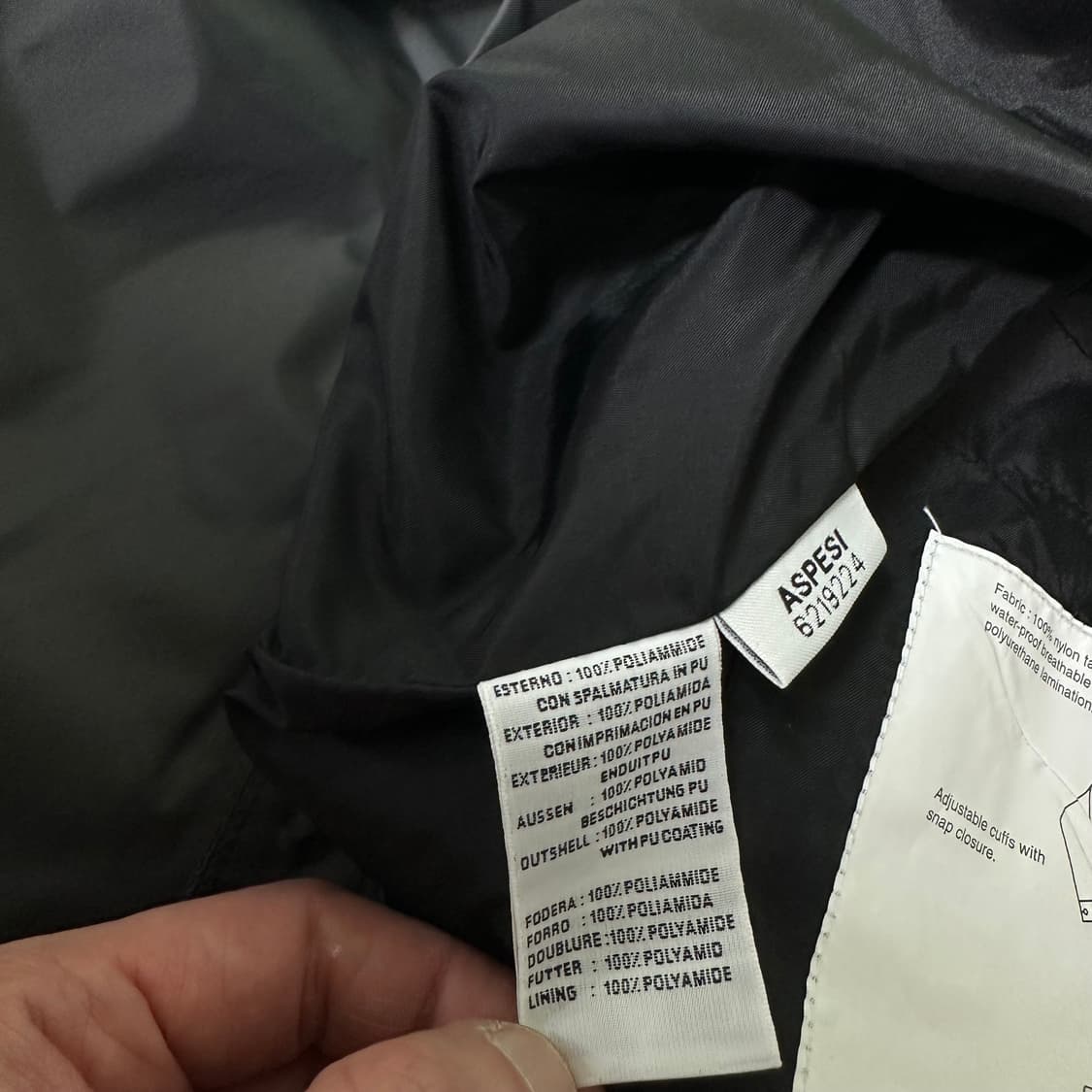 XL ASPESI 메탈그레이 바막 로브 바버자켓 상품이미지8
