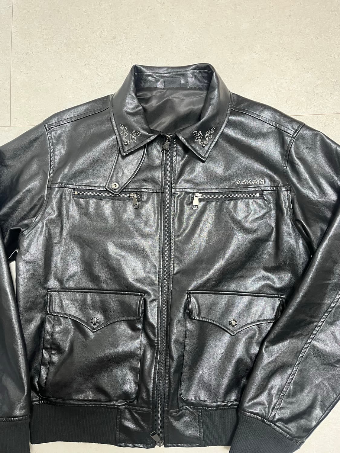 아캄 레더자켓 상품이미지4