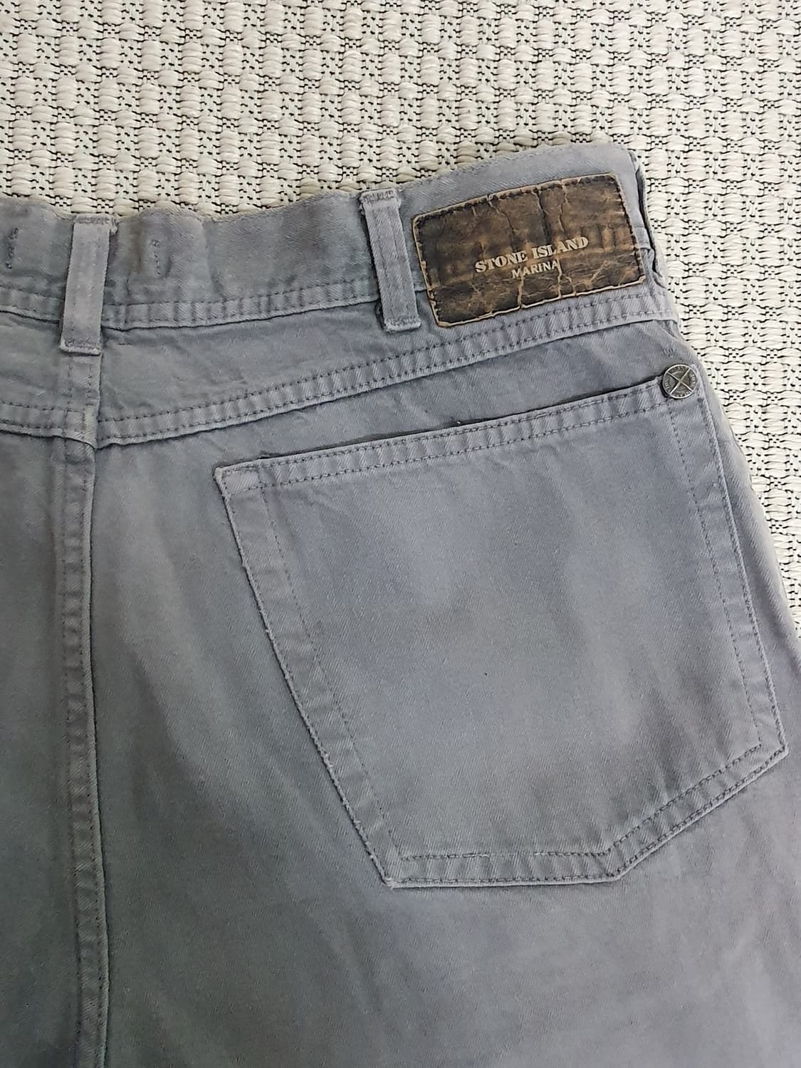 90–00s 스톤 아일랜드 와이드 레그 마리나 진 상품이미지8