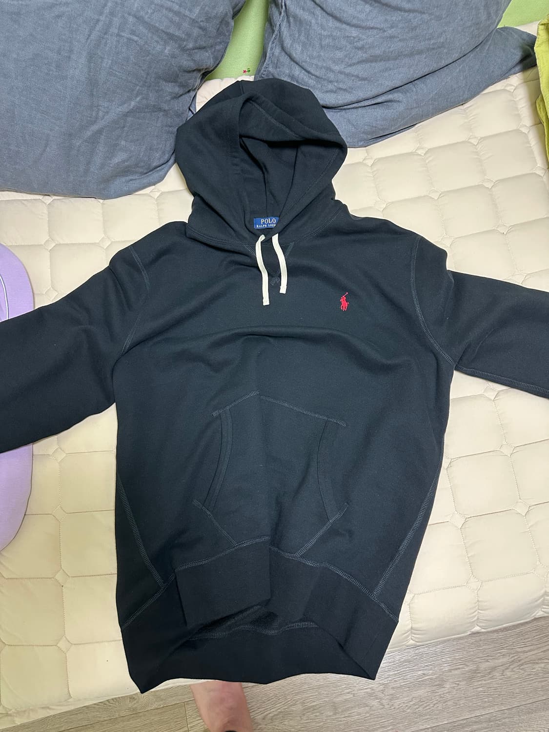 (급처/2시간동안)정품 폴로 랄프로렌 포니 자수 후드티 xl 105 상품이미지2