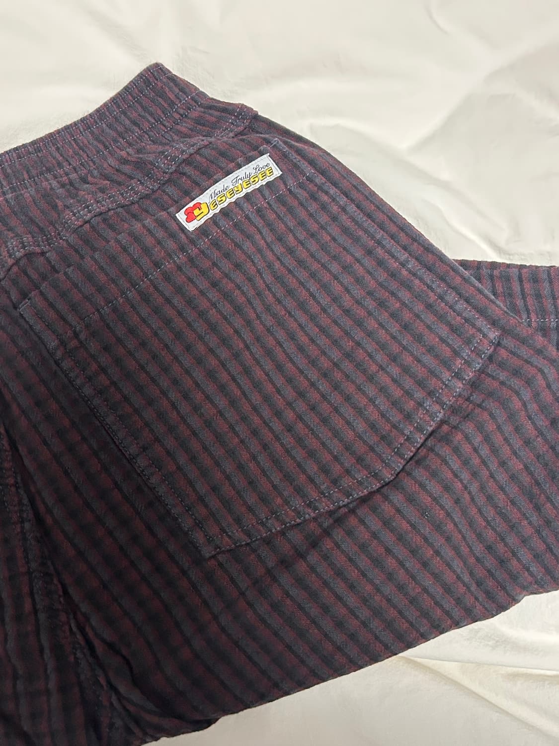 Yeseyesee check plannel shorts 상품이미지4