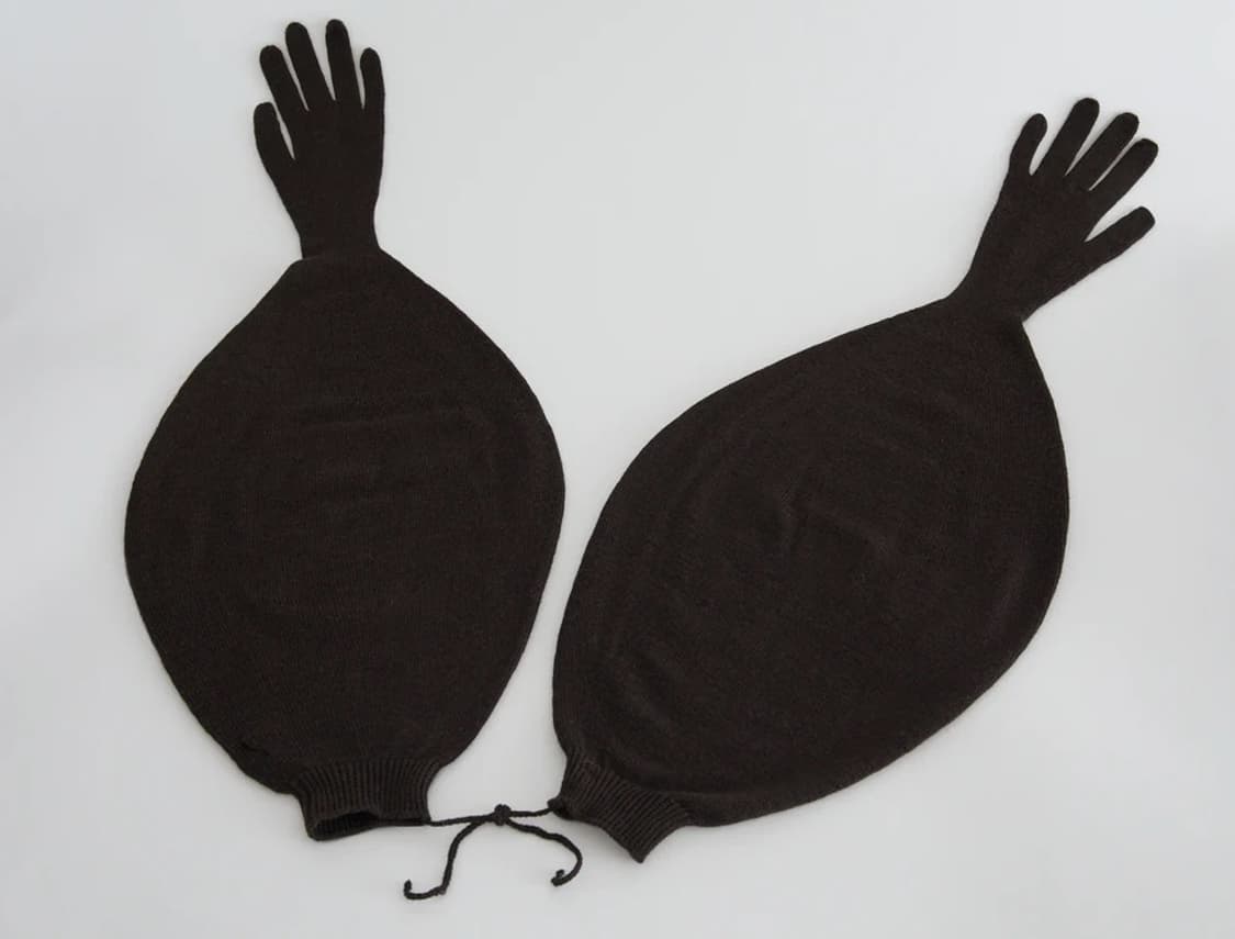 [XS/S]팔로마울 Flake 벌룬 장갑/브라운 상품이미지2