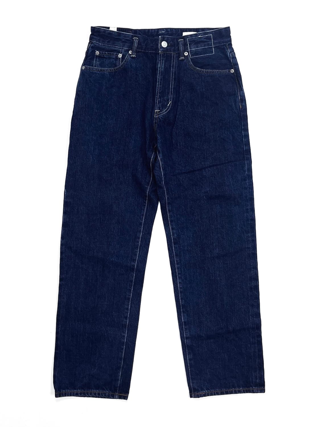 Stock 5P 셀비지 진 다크 블루 상품이미지1