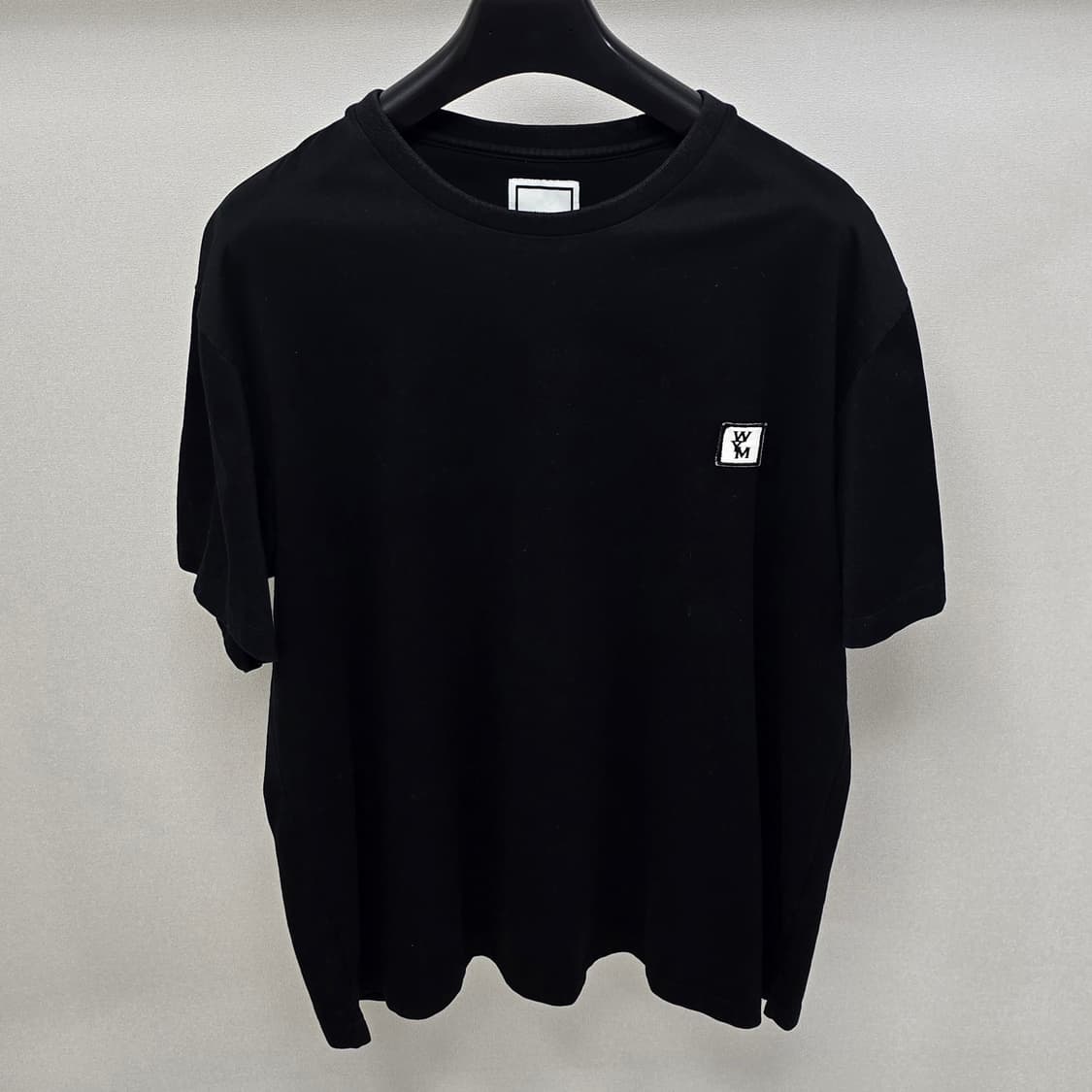 우영미 백로고 반팔 티셔츠 50사이즈 105 판매 상품이미지2