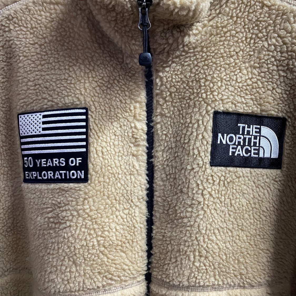 노스페이스 50주년 베이지 후리스 자켓 B4078 상품이미지3