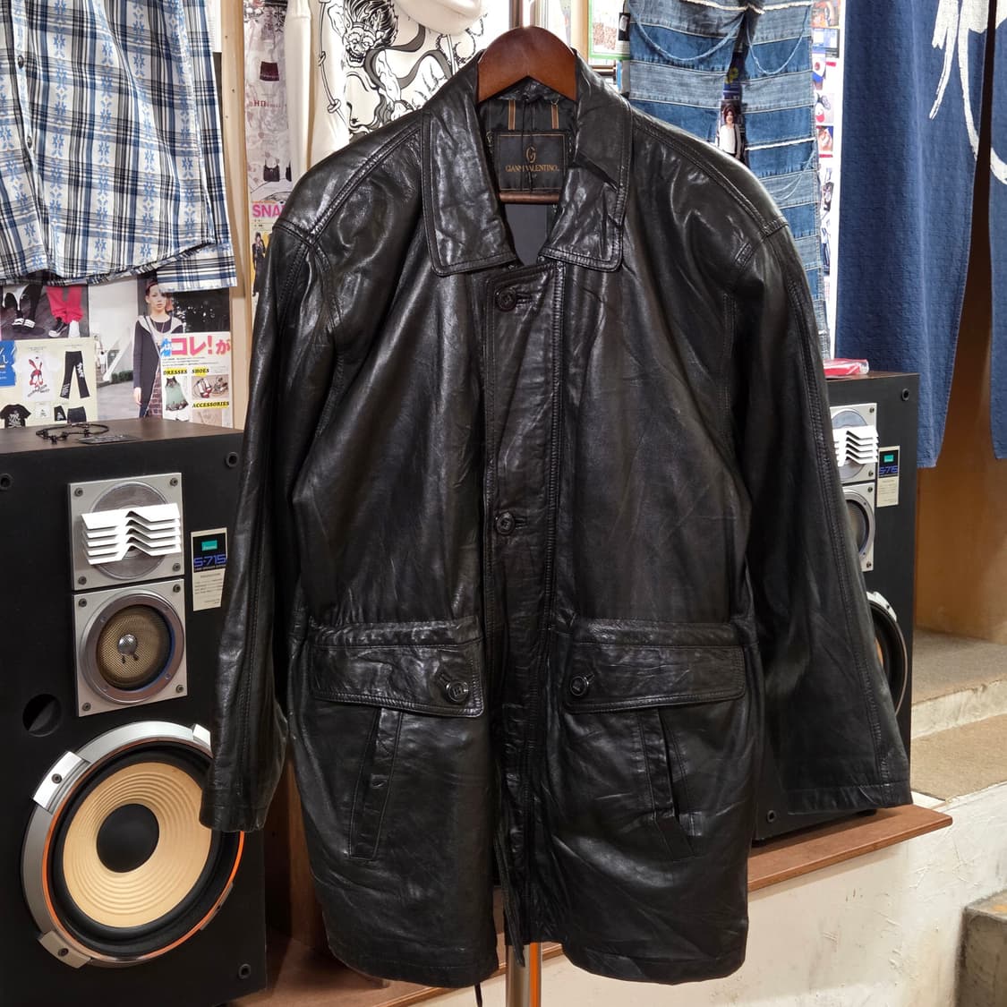 지아니 발렌티노 양가죽 미디 자켓 상품이미지2