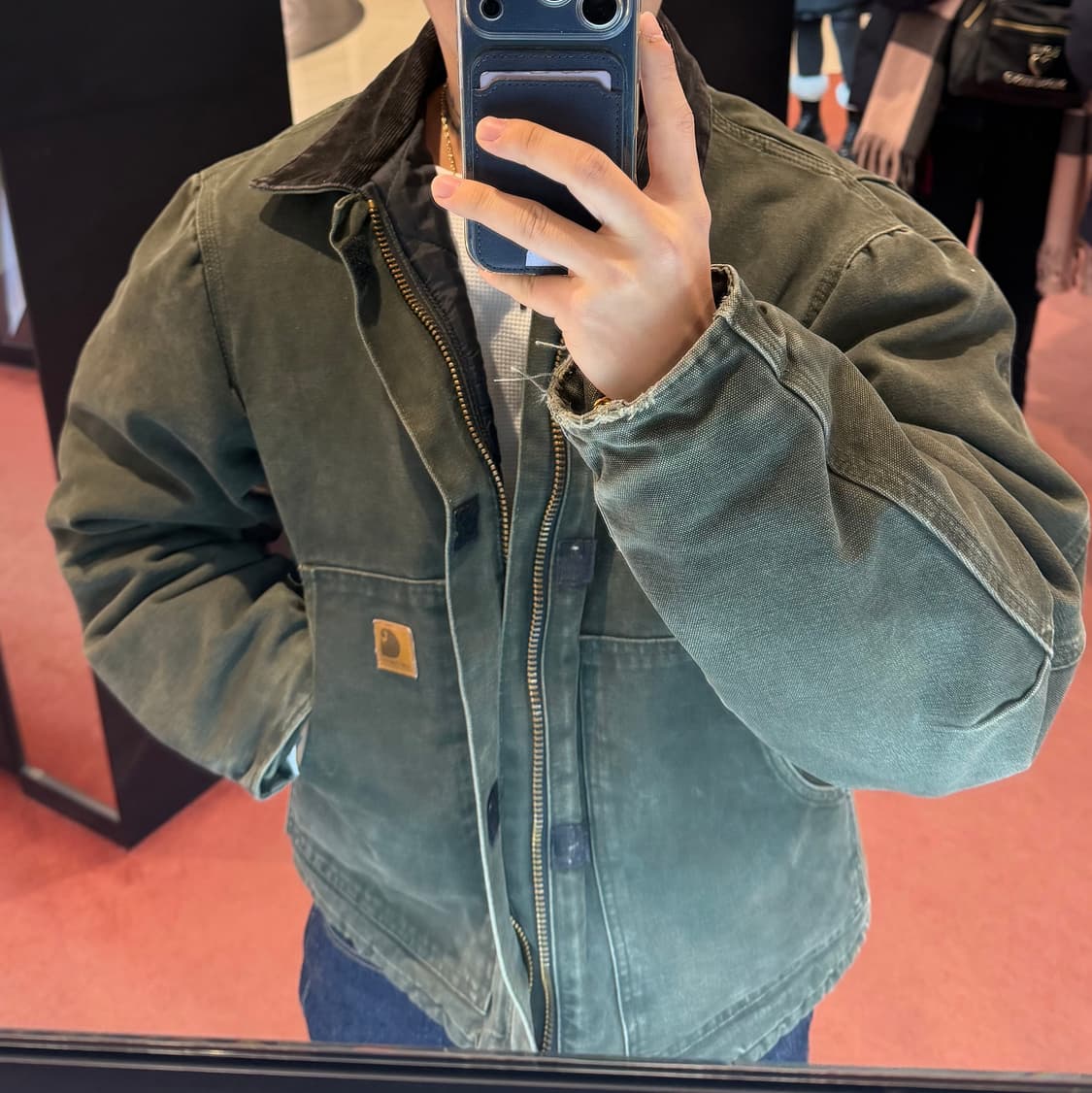 OG 빈티지 칼하트 아크틱 J22 MOS 모스그린 상품이미지2