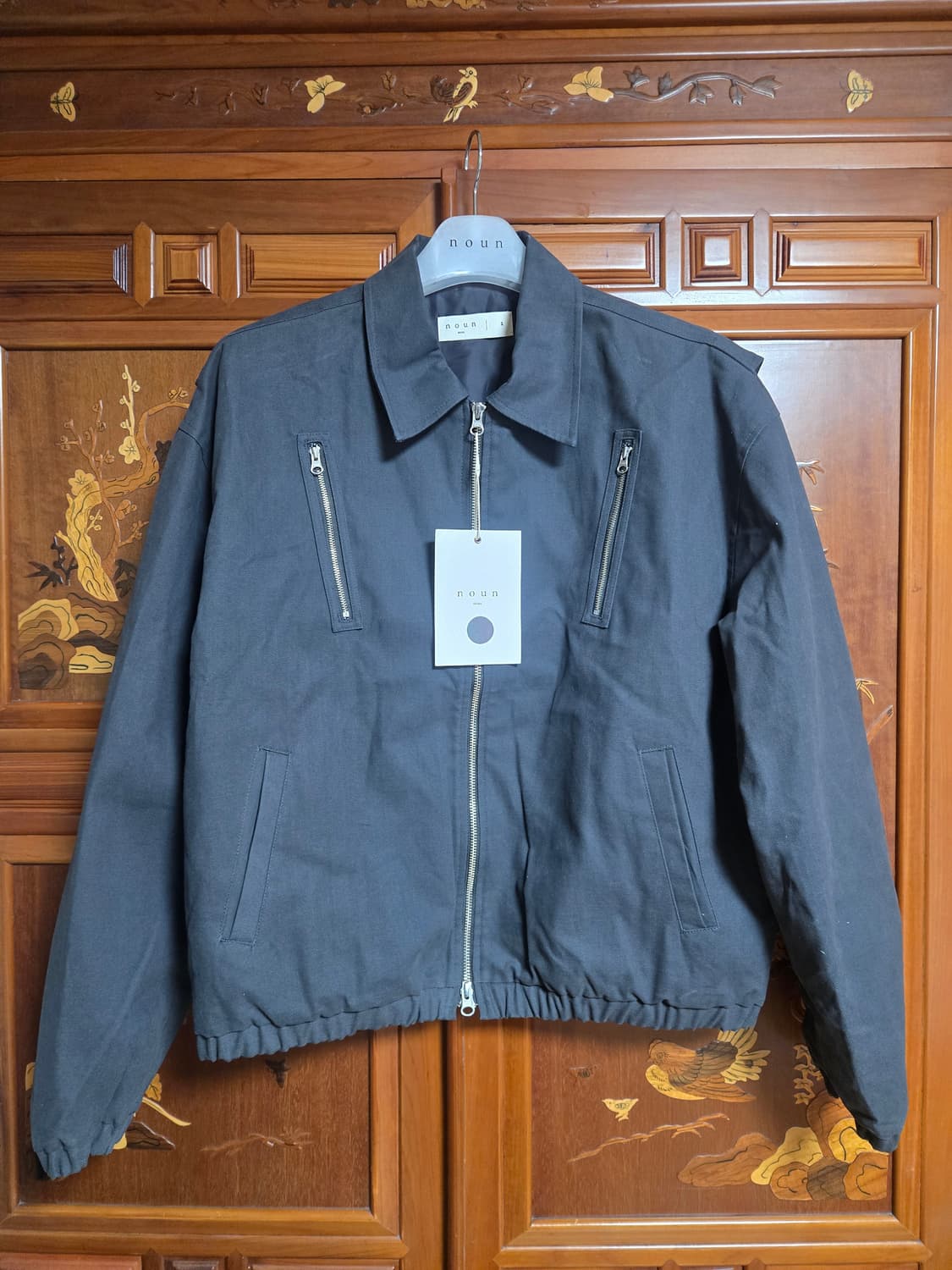 블루종/MA-1 (노운) zipper jacket 상품이미지1