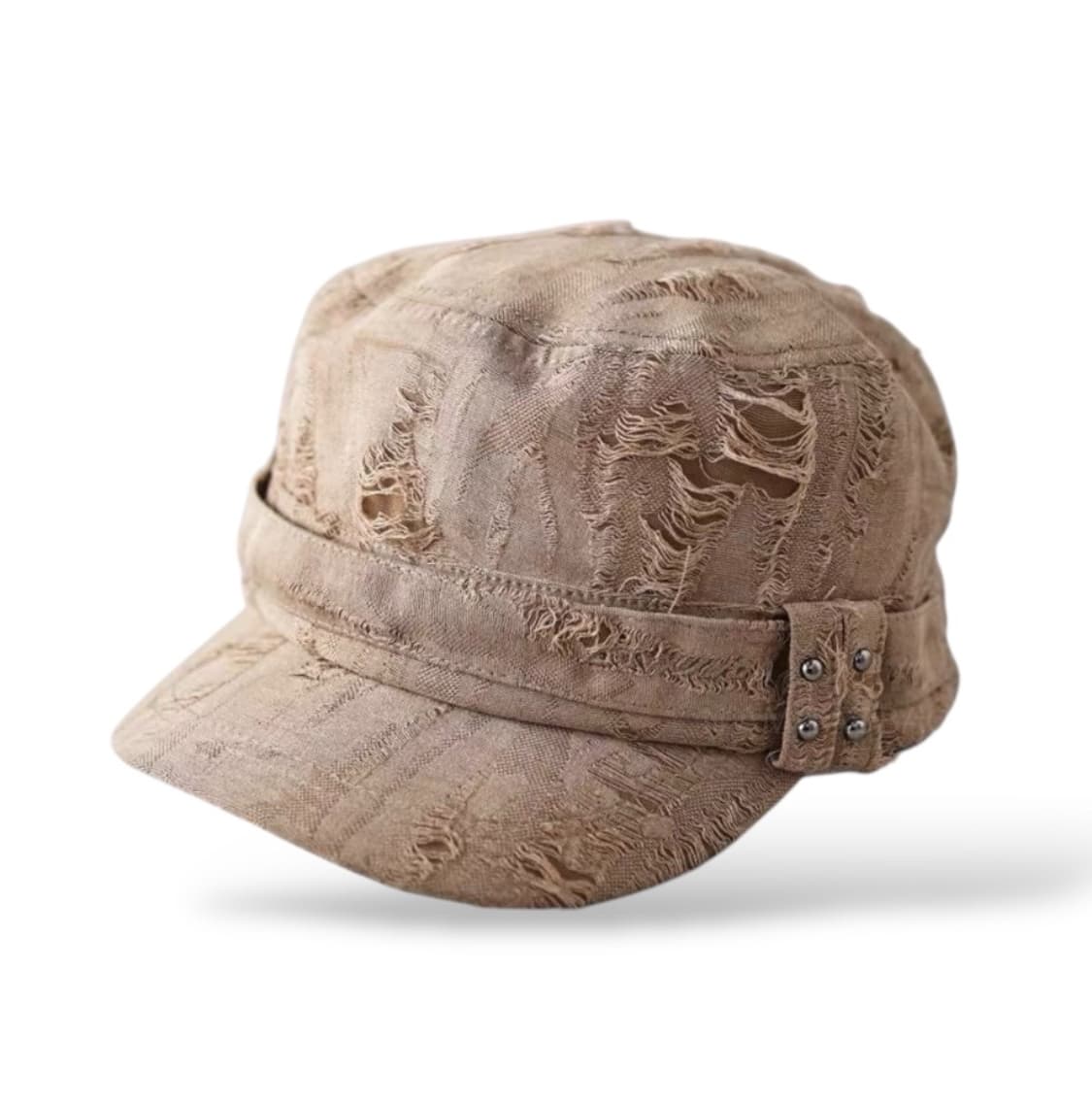 빈티지 다스트레스드 데미지 헌팅캡 상품이미지1