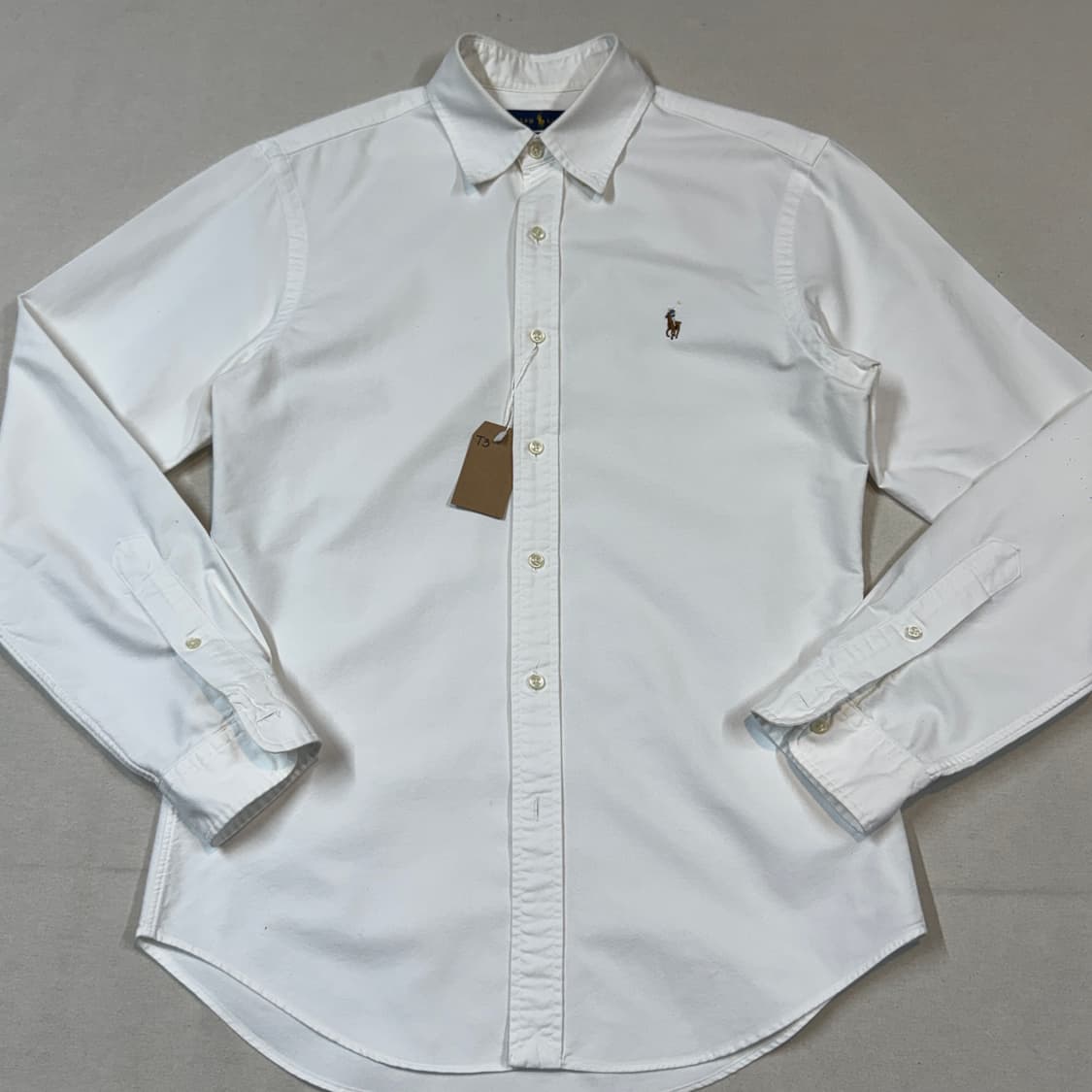 M) 폴로 랄프로렌 클래식 화이트 옥스포드 셔츠 T3 상품이미지2
