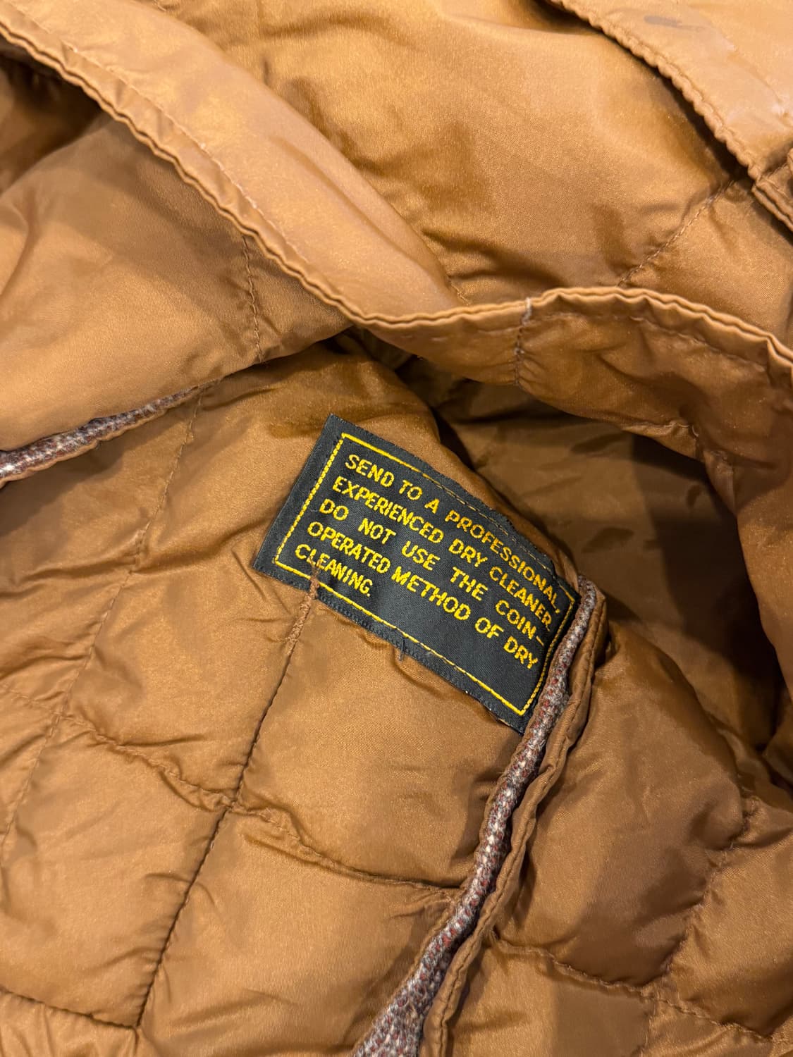 80s Eddie Bauer 에디바우어 구스다운 트위드 베스트 상품이미지8