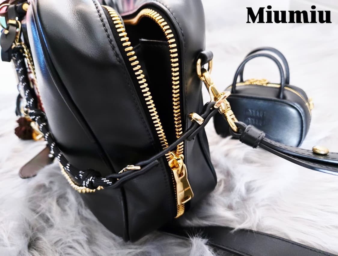 Miumiu 미우미우 가죽 탑 핸들백 보백 상품이미지3