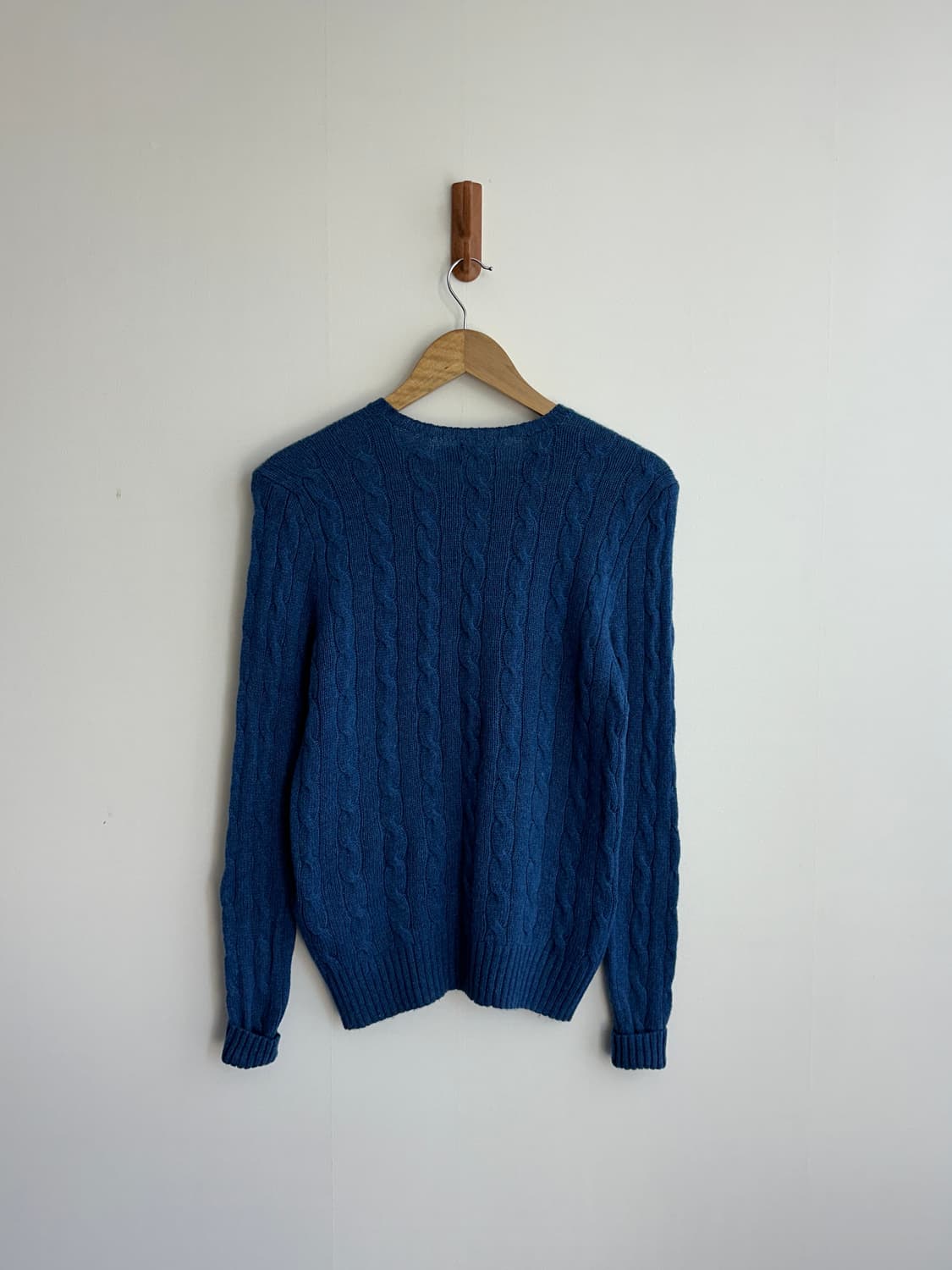 폴로 랄프로렌 여성 울 꽈배기 니트 s 상품이미지4