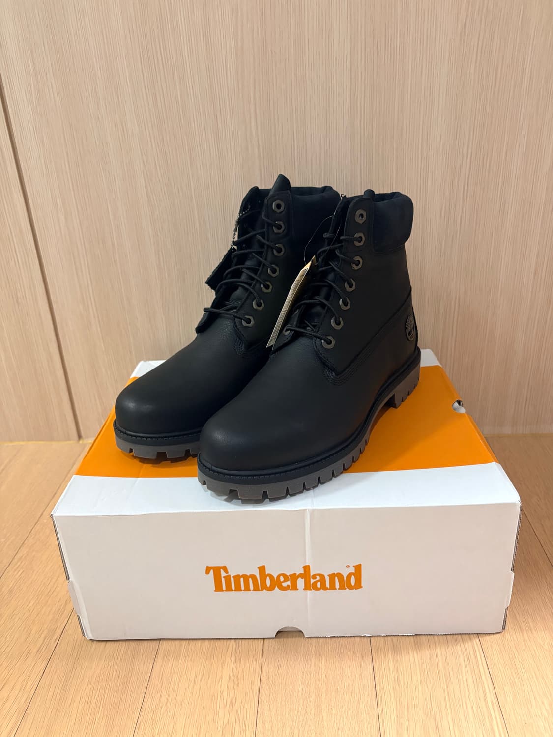 세일) 팀버랜드 6인치 가죽 부츠 블랙 상품이미지7