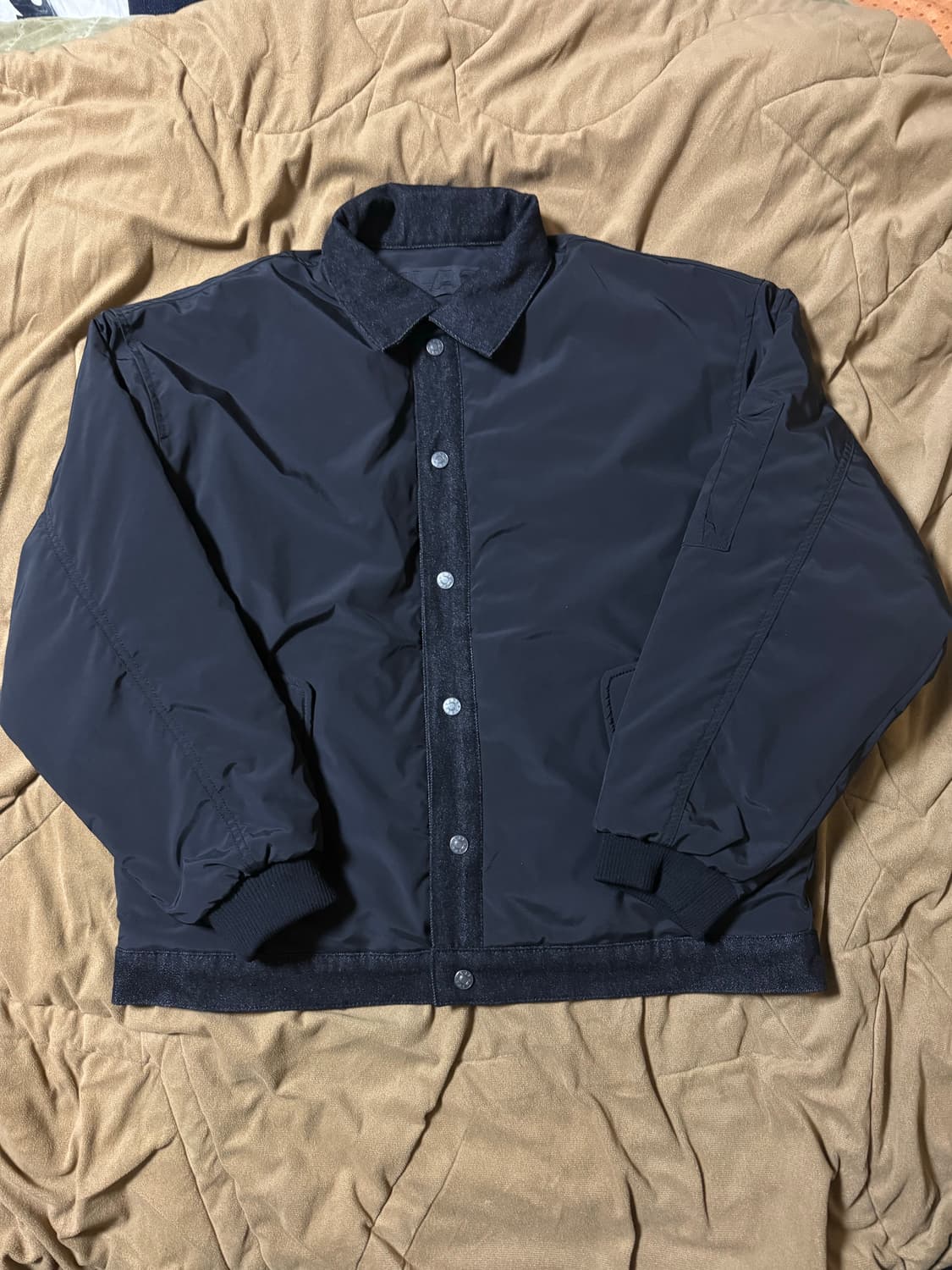 [M] 플랙 데님 믹스드 ma-1팝니다 상품이미지1