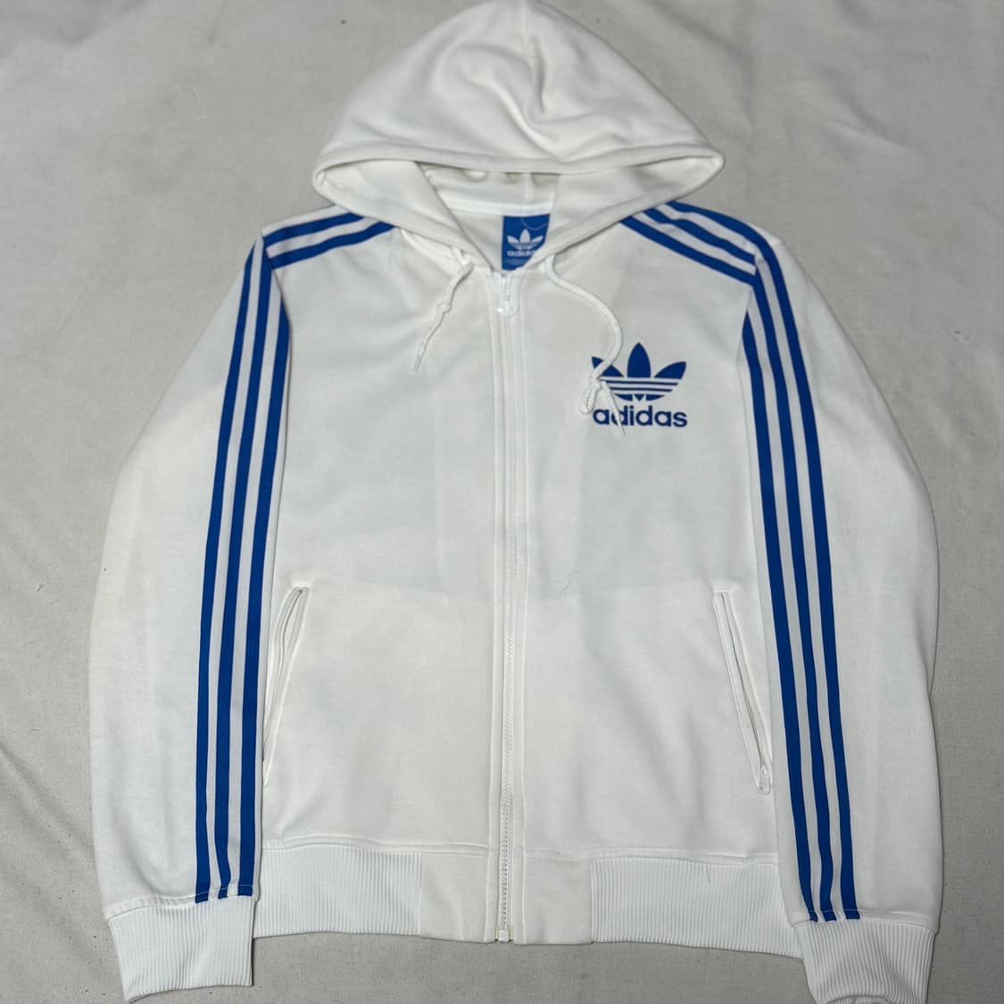 🫶🏻 아디다스 빅로고 블루라인 White 트랙탑 🫶🏻 상품이미지1