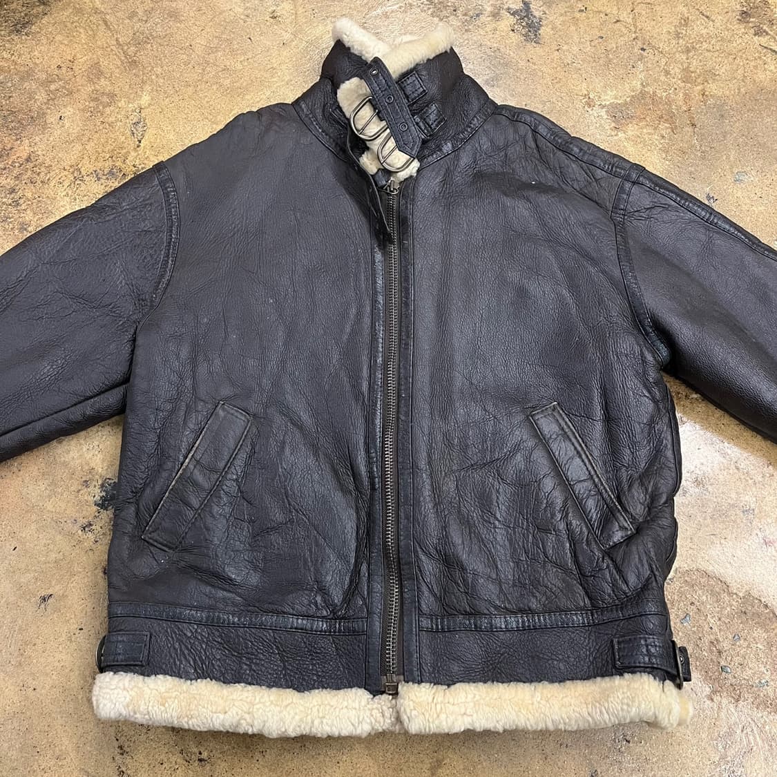 [정품/2xl] 미공군 Type B-3 램스킨 무스탕 자켓 b17 상품이미지3