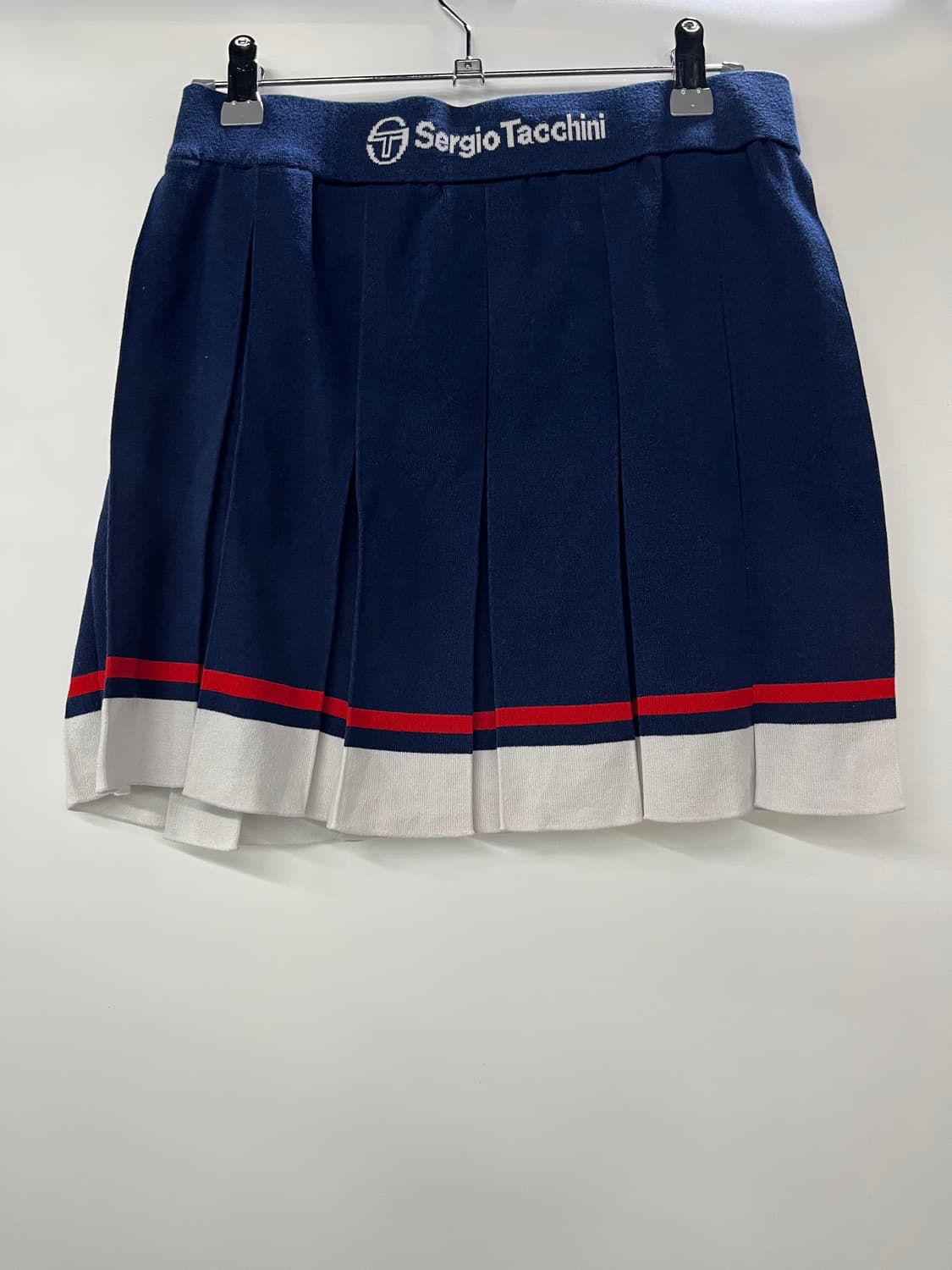 세르지오 타키니 프레피 니트 밑단 배색 플리츠 스커트 S사이즈 상품이미지2