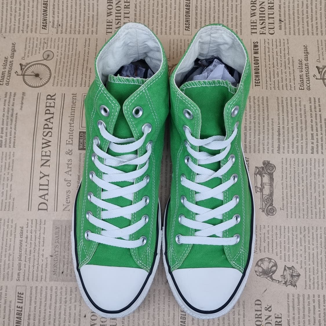 컨버스 척테일러 그린 남성 하이탑290 상품이미지2