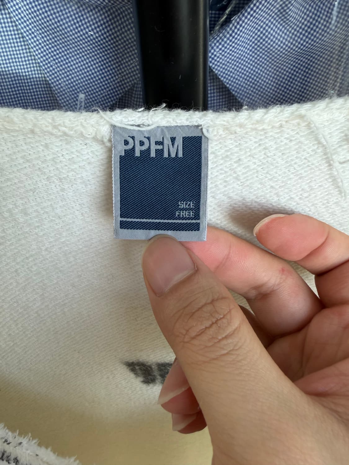 00s 아카이브 ppfm 레터링 커팅 펑크 스웻셔츠 일본 재팬 반팔티셔츠 상품이미지5