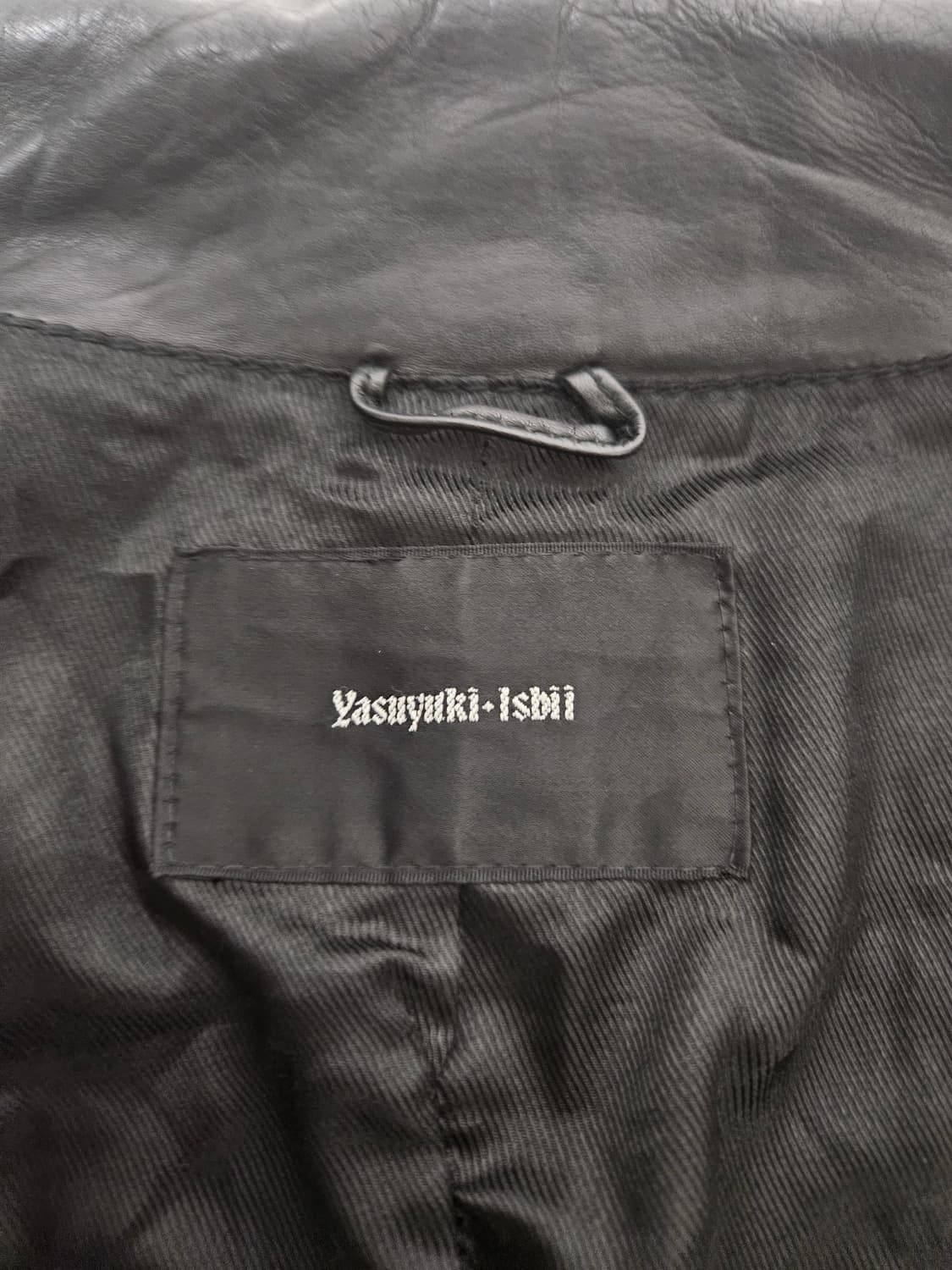 Yasuyuki lshii Distressed Leather Coat 상품이미지5