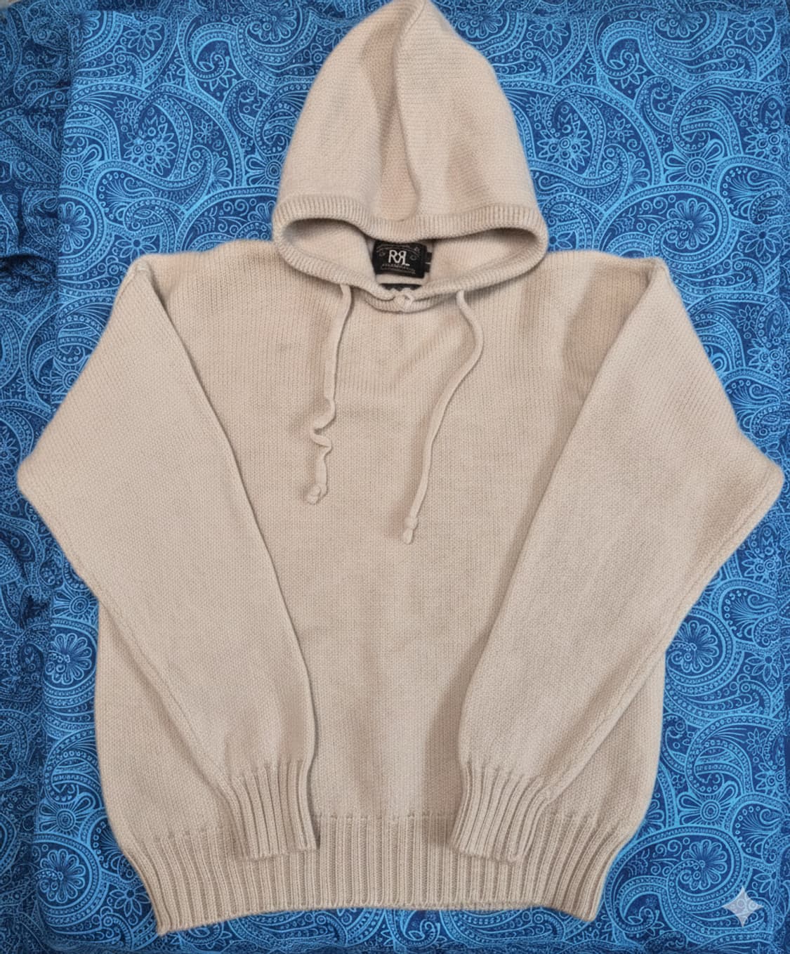 90's RRL(Double RL) Wool Knit Hoodie [L] 상품이미지1