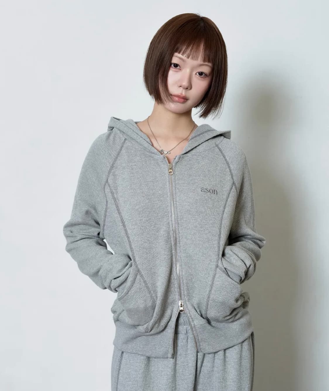 애즈온 후드집업 상품이미지1