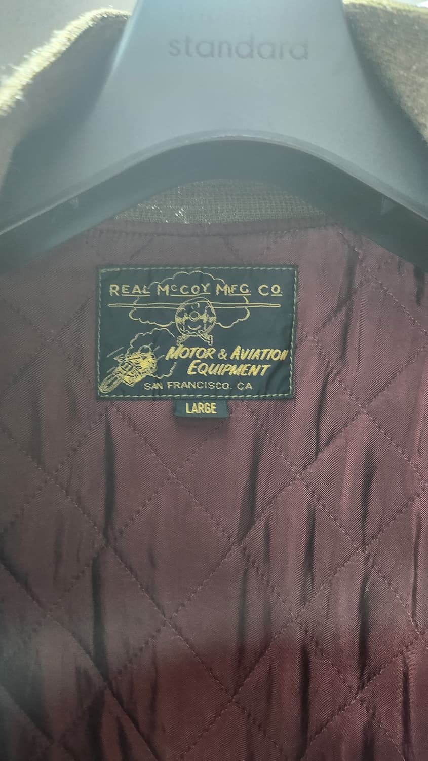 리얼 맥코이 택시드라이버 탱커 자켓 Large 상품이미지4