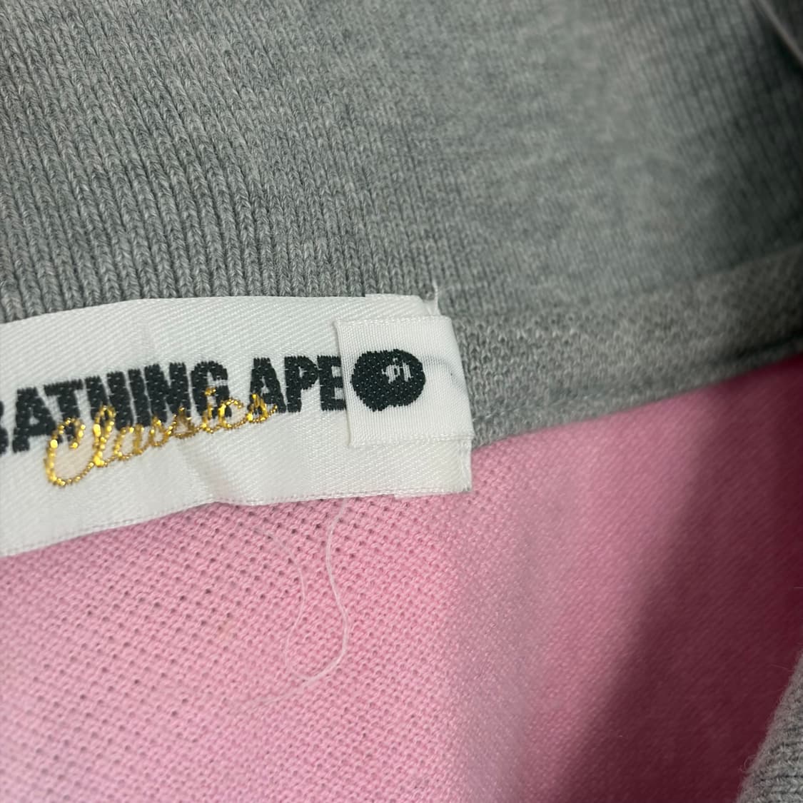 베이프 로고 카라 티셔츠 상품이미지3