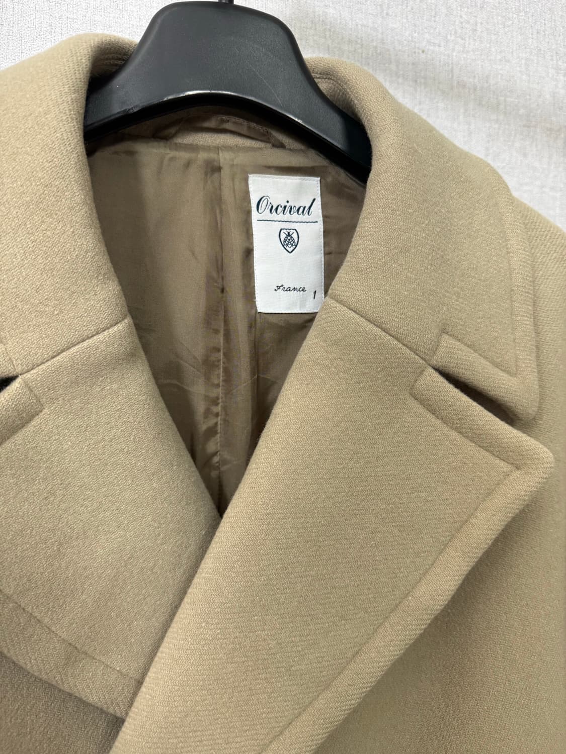 오르치발 멜톤 울 피코트 1사이즈 55,66 상품이미지4