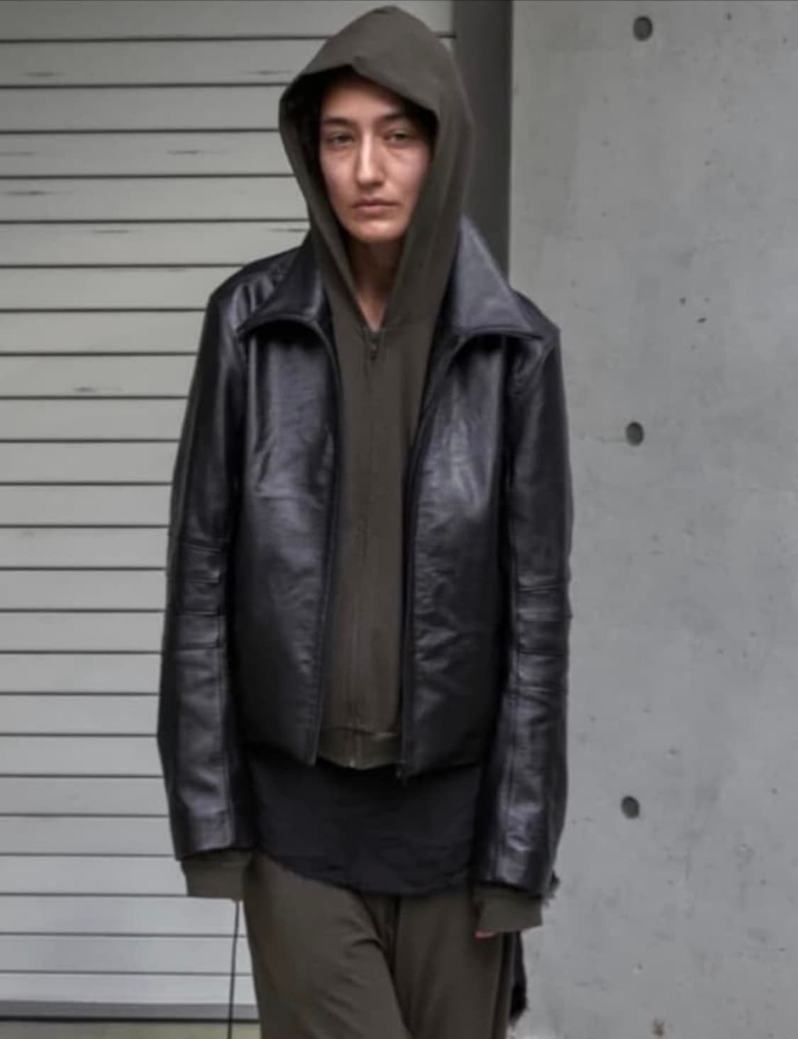 머듈 appendix 레더자켓 black 2 상품이미지1