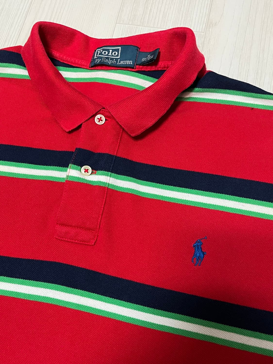 👕 폴로 랄프 로렌 스트라이프 카라티 – XL 상품이미지2