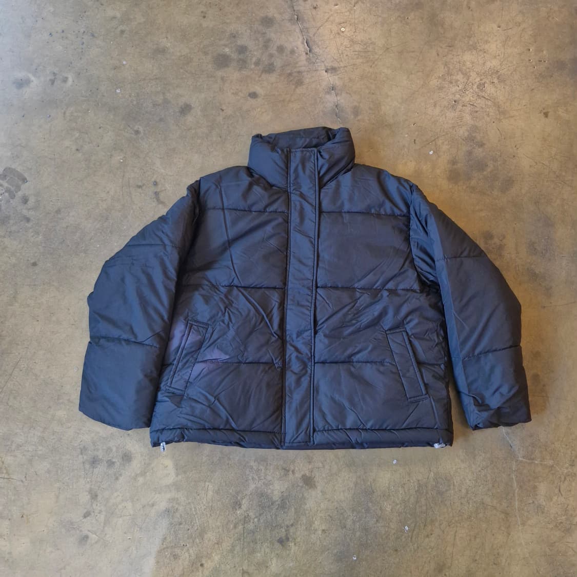 블랙 패딩 점퍼 새상품 M정도 상품이미지1