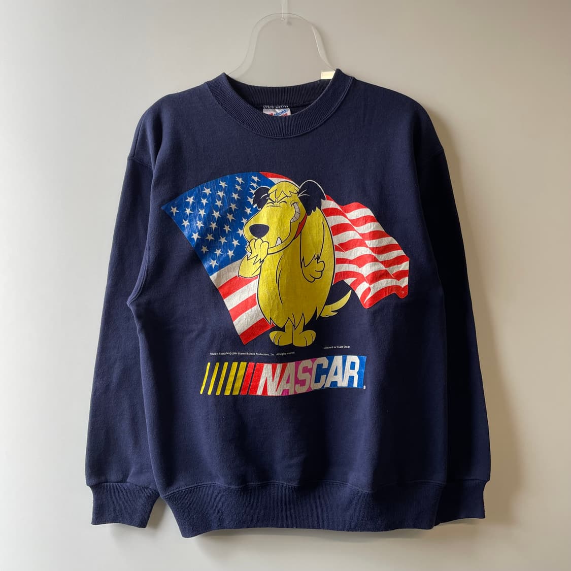 90s 헤인즈 와키 레이스 프린팅 스웻셔츠 상품이미지1